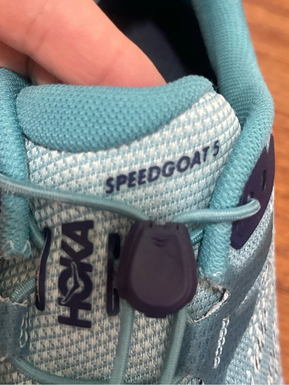 Hoka One One Speedgoat 5 Ocean Mist Lilac 1134470 Sz 6.5 MD
